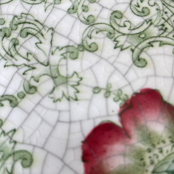 Vtg tile. Exquisite, delicate flower design. 6x6 - Picture 4 of 5